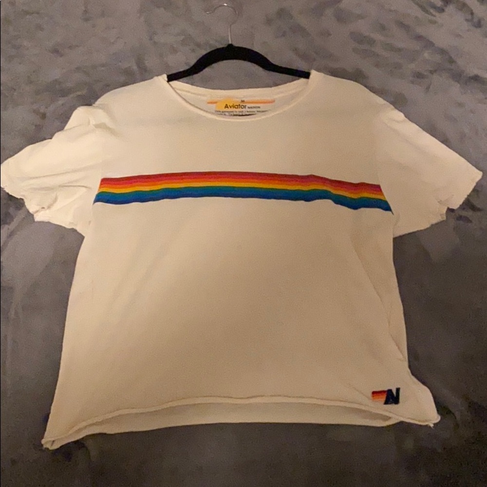 RARE Aviator Boyfriend tee